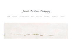 Desktop Screenshot of jannettedellanosphotography.com
